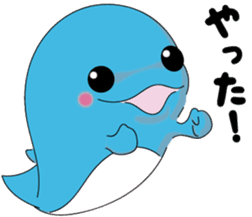 Dolphin Koo-chan<everyday conversation3> sticker #9361644