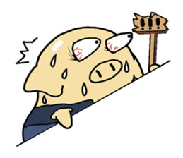LAN LAN PIG ~ LIFE sticker #9362377