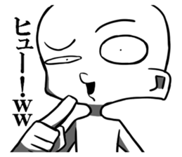 Disgusting face stamp sticker #9363595