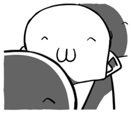 Disgusting face stamp sticker #9363605