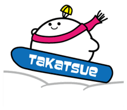 "TAKAMARU" from Aizukougen Takatsue Ski sticker #9364236