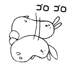 White rabbit san sticker #9364270