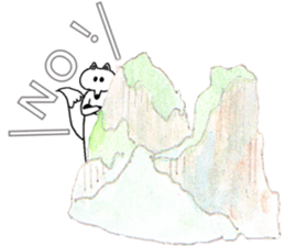 MOUNTAIN OF FOX STICKER sticker #9364489