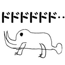 funny exciting animals sticker #9364551