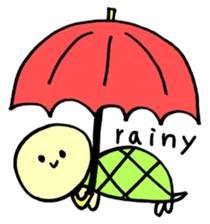 Happy and fickle rabbit HAPIUSA sticker #9364597