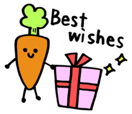 Happy and fickle rabbit HAPIUSA sticker #9364604