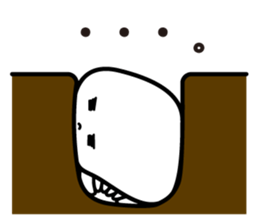 The warm fuzzy everyday "Kuragen" sticker #9365228