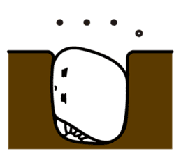 The warm fuzzy everyday "Kuragen" sticker #9365228