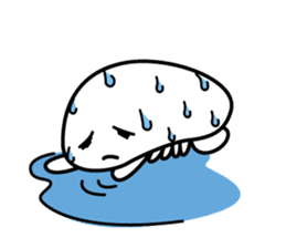 The warm fuzzy everyday "Kuragen" sticker #9365241