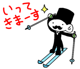 Small stylish Jentorume The down winter sticker #9365453