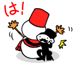 Small stylish Jentorume The down winter sticker #9365461