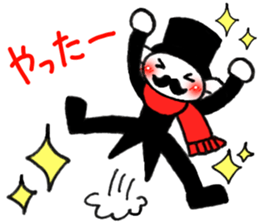 Small stylish Jentorume The down winter sticker #9365463