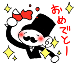 Small stylish Jentorume The down winter sticker #9365464