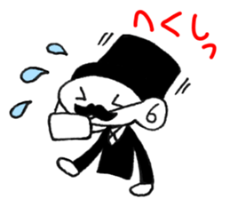 Small stylish Jentorume The down winter sticker #9365474