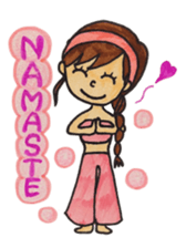 006_Yoga Master Yogalian-chan sticker #9365694
