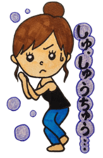 006_Yoga Master Yogalian-chan sticker #9365695