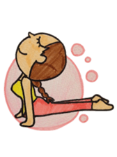 006_Yoga Master Yogalian-chan sticker #9365716