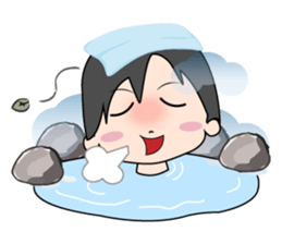 Mimmo little cute girl sticker #9365775