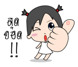 Mimmo little cute girl sticker #9365783