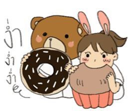 Story of Bearhead and Rabbit sticker #9367295