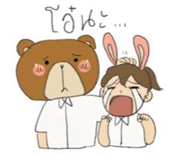 Story of Bearhead and Rabbit sticker #9367318