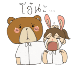 Story of Bearhead and Rabbit sticker #9367318