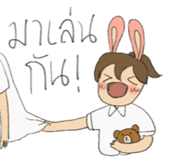 Story of Bearhead and Rabbit sticker #9367321