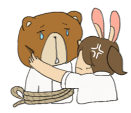 Story of Bearhead and Rabbit sticker #9367326