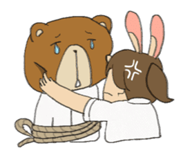 Story of Bearhead and Rabbit sticker #9367326