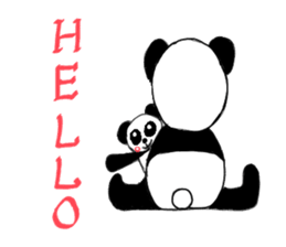 pandas life sticker #9367689