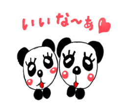 pandas life sticker #9367695