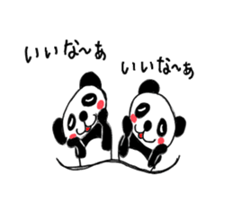 pandas life sticker #9367725