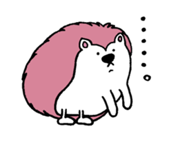 Clever and cute Hedgehog sticker #9368175