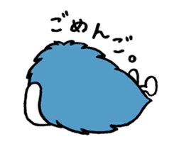 Clever and cute Hedgehog sticker #9368180