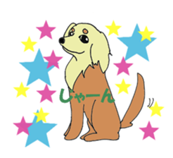 kawaii dachshund sticker #9368848