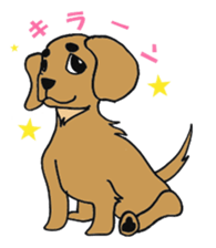 kawaii dachshund sticker #9368855