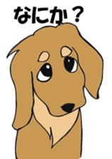 kawaii dachshund sticker #9368859