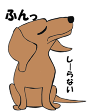 kawaii dachshund sticker #9368860