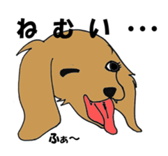 kawaii dachshund sticker #9368866