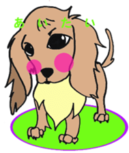 kawaii dachshund sticker #9368868