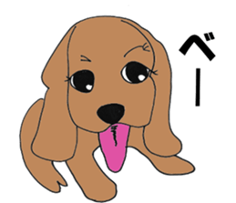 kawaii dachshund sticker #9368869