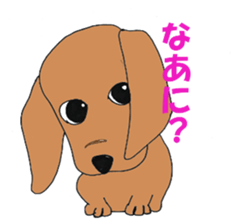 kawaii dachshund sticker #9368878