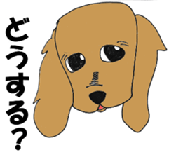 kawaii dachshund sticker #9368879
