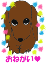 kawaii dachshund sticker #9368882