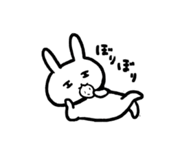 Daily life of surreal rabbit sticker #9369048