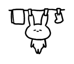 Daily life of surreal rabbit sticker #9369050