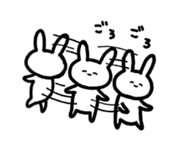 Daily life of surreal rabbit sticker #9369056