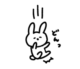 Daily life of surreal rabbit sticker #9369077