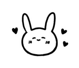 Daily life of surreal rabbit sticker #9369086