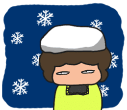 Winter mom sticker #9369368